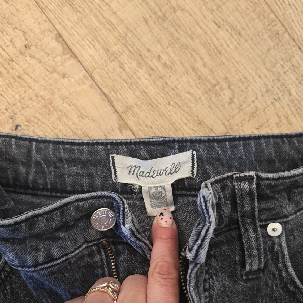 Madewell Women's Gray High Rise Jeans